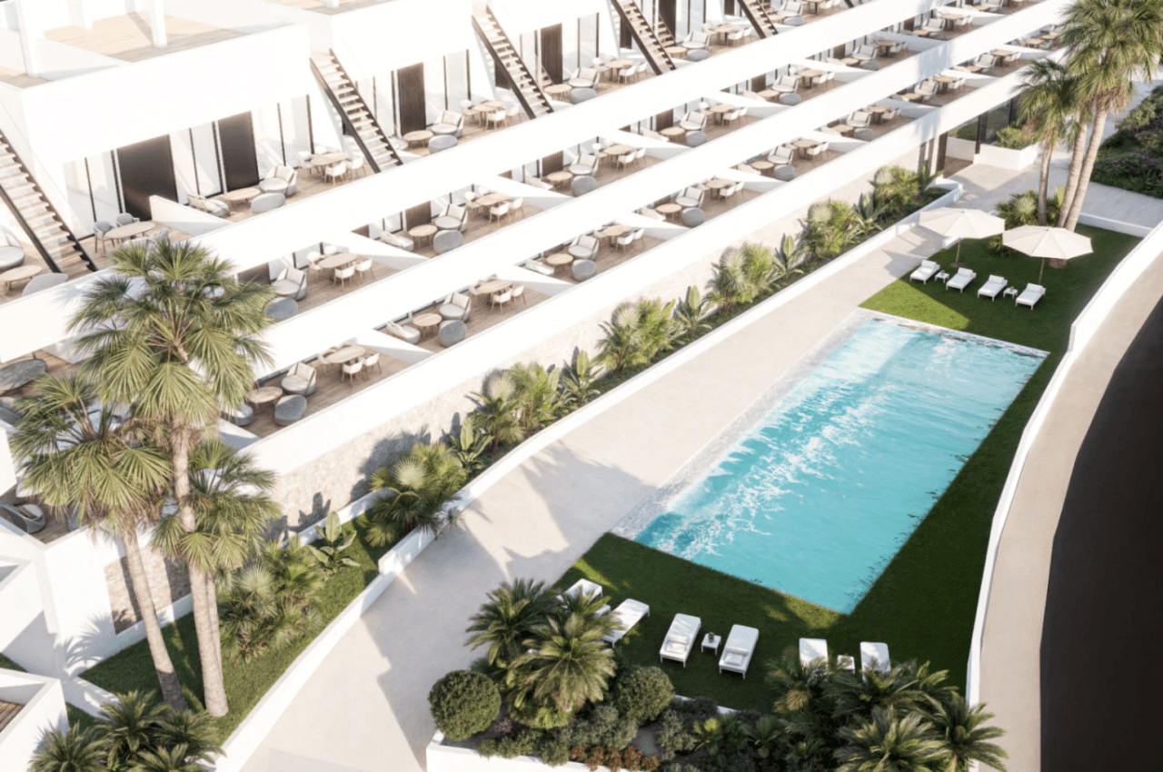 Apartamento moderno de 2 dormitorios en Finestrat, Alicante.