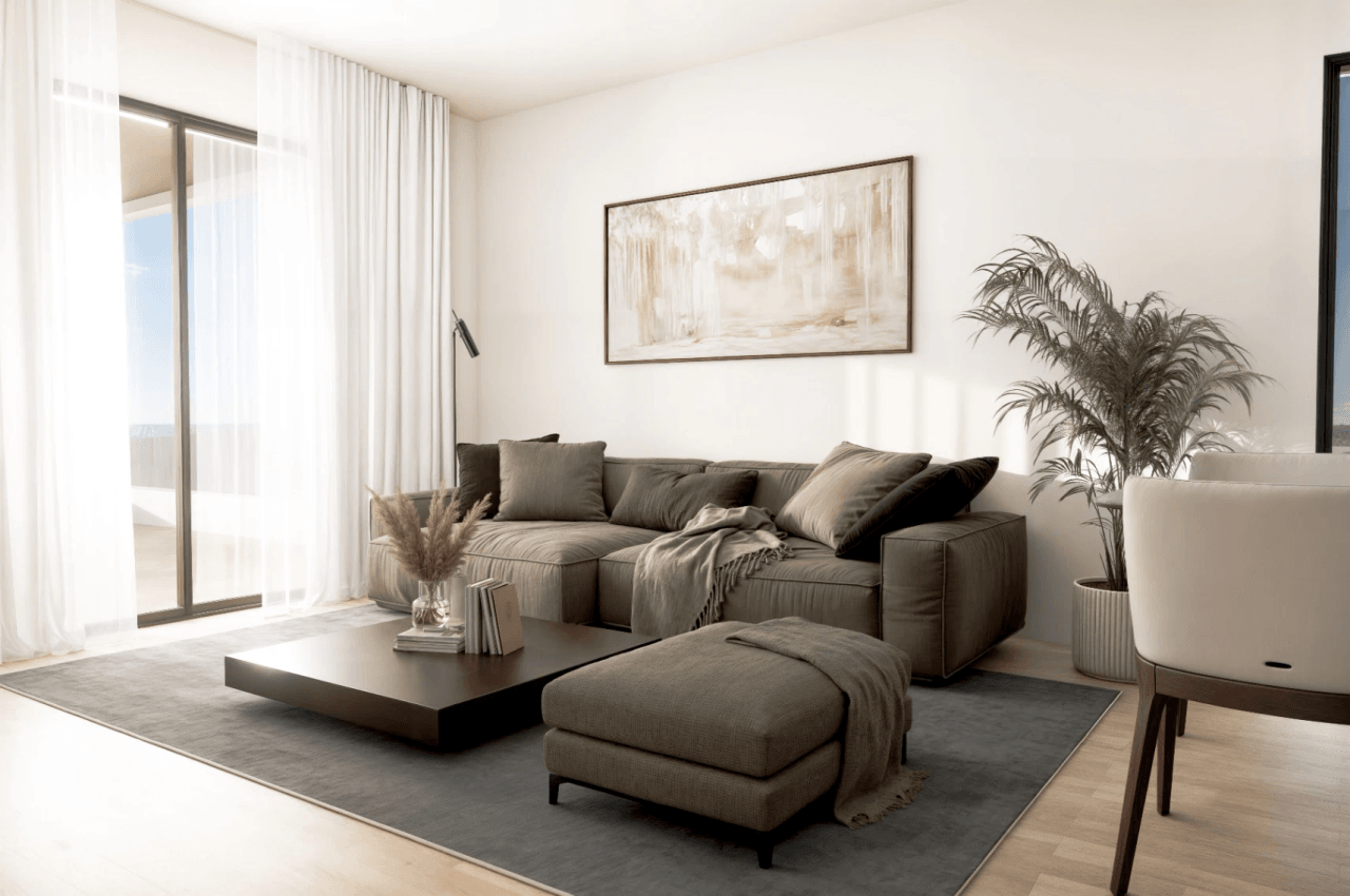 Apartamento moderno de 2 dormitorios en Finestrat, Alicante.