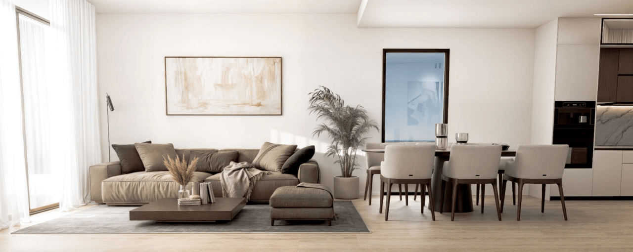 Apartamento moderno de 2 dormitorios en Finestrat, Alicante.
