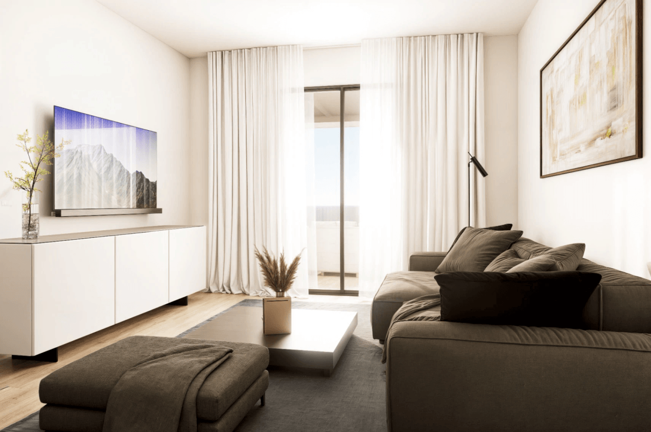 Apartamento moderno de 2 dormitorios en Finestrat, Alicante.