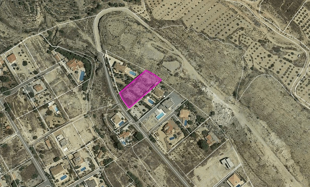 Parcela en venta en Alicante, Valle del Sol - 2200 m²