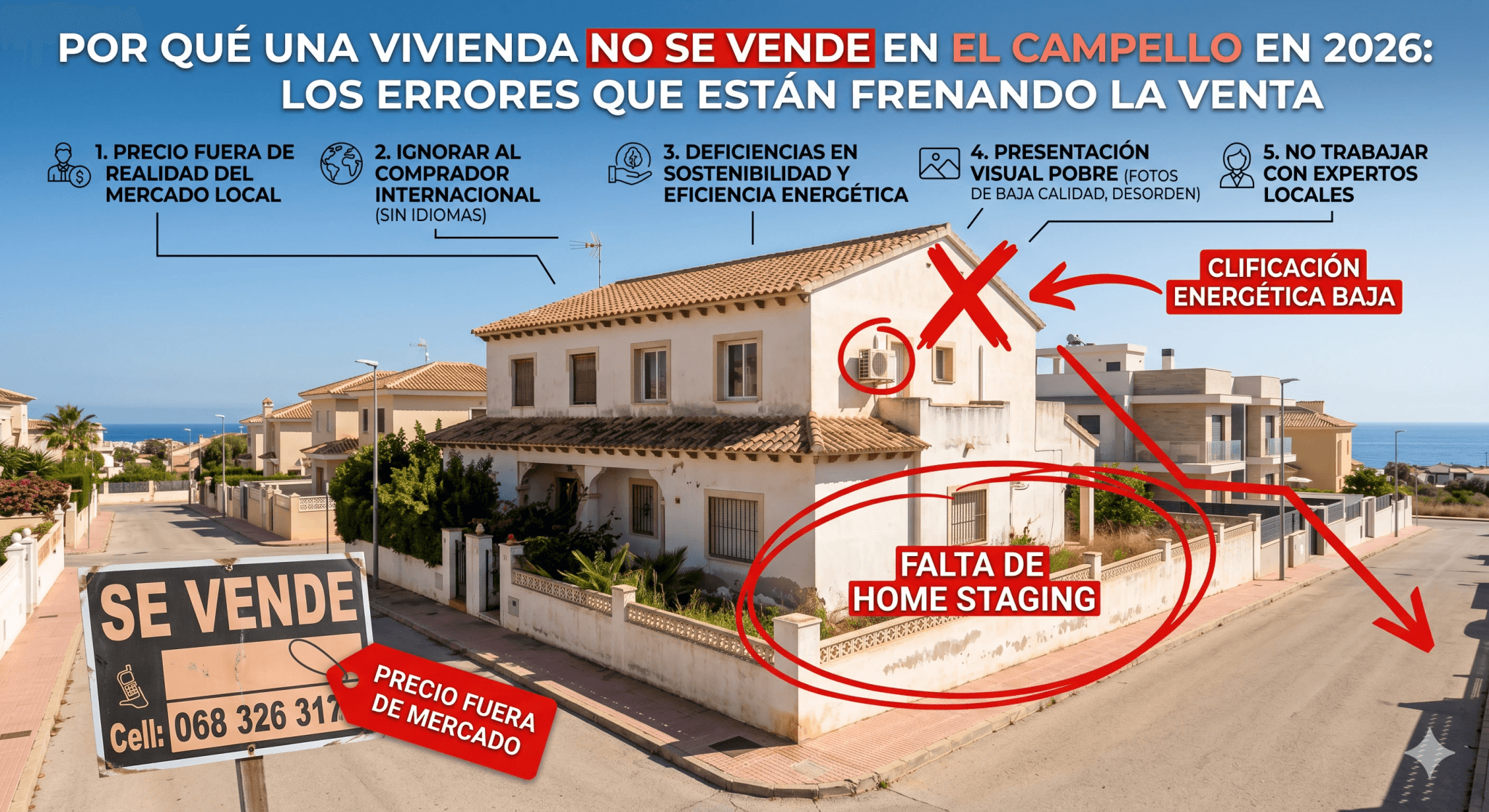 Why a Property Doesn’t Sell in El Campello in 2026: The Mistakes That Are Slowing the Sale